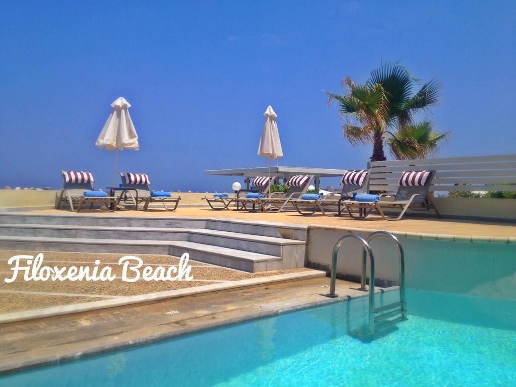 Filoxenia Beach Hotel ريثيمنو المظهر الخارجي الصورة